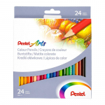 Pie&scaron;tukai spalvoti PENTEL ARTS CB8 24 spalvų