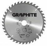 Graphite Grafitinis diskinis pjūklas 216x30x3,2mm 48z. - 57H680