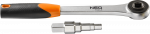 Neo Tools 1/2 colio veržliaraktis su reketu