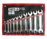 YATO KLUCZE plok&scaron;čias SATYNOWANE 10 vnt. 6-27mm. DĖKLAS 0380