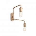 Lubinis &scaron;viestuvas Ideal Lux Wall lamp with 2 lights TRIUMPH, E27, copper