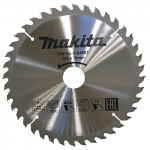 Makita D-64967 T.C.T. pjūklas 190X2.2X30mm 15&deg; T40 Standartiniai medienai