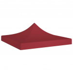 Proginės palapinės stogas, tamsiai raudonas, 3x3m, 270 g/m&sup2;