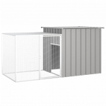 Triu&scaron;ių narvas, pilkas, 200x91x100cm, galvanizuotas plienas