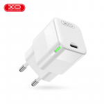 XO laidinis įkroviklis CE06 PD 30W 1x USB-C baltos spalvos