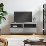 TV staliukas Televizoriaus spintelė, pilka ąžuolo, 100x34,5x44,5cm, mediena
