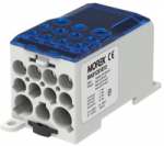 Morek MAB1281B10 Paskirstymo blokas - paskirstymas OJL280A malūnas: 1xAl/Cu 35-120 i&scaron;ėjimas: 2x6-35mm2/5x2,5-16mm2/4x2,5-10mm2 1000V MAB1281B10