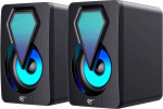 Havit SK210mini PRO kompiuterinės kolonėlės 2.0 RGB juodos spalvos