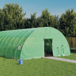 &Scaron;iltnamis su plieno rėmu, žalios spalvos, 6x6x2,85m, 36m&sup2;