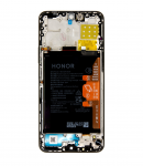 Dėklas Honor X8a LCD Ekranas + Touch Unit + Front Cover Juodas (Service Pack)