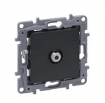 Legrand 762250 &bdquo;Niloe Selection&ldquo; televizoriaus lizdas, f tipo, galutinis, žvaigždės formos montavimui, 1db, antracito spalvos, 762250