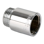 Ferro 1 / 2 "chromuotas plėtinys 40mm P40C