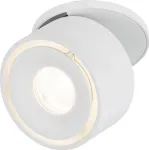 Paulmann įleidžiamas &scaron;viestuvas LED Spircle baltas matinis 8.0W 3000K 36 laipsnių
