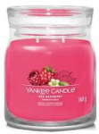 Yankee Candle Aromatinė žvakė Signature glass medium Raudonoji avietė 368 g