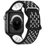 Beline Apple Watch New SportSilicone apyrankė 42/44/45/49mm juodos spalvos/baltos spalvos Box