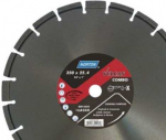 Saint-Gobain Abrasives A/S Deimantinis diskas 400x10x3,2x25,4 - &bdquo;vulcan Combo&ldquo; tinka statybinėms medžiagoms, asfaltbetoniui