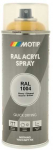 Motip Ral 1004 blizgi aukso geltona spalva