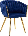 Activeshop Fotelis 4Rico QS-GW06G Velvet Mėlyna