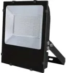 100W LED prožektorius OPTONICA, juodas, 6000K, IP65