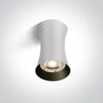 Lubinis &scaron;viestuvas 10W LED pavir&scaron;inis &scaron;viestuvas, baltas, GU10, 12105L/W
