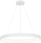 60W LED pakabinamas &scaron;viestuvas, baltas, 3000K, dimeriuojamas, 2061