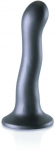 Ouch By Shots Ouch! Ultra Soft Silicone Curvy Intimate Device 17 cm Metallic Finish