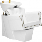 Activeshop Kirpyklos plautuvė GABBIANO PROFESSIONAL HAIRWASHER BERLIN VERSAILE GOLD Baltas