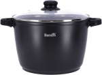 Berretti Ketaus Puodas 24x16.5cm su Stiklo Dangčiu