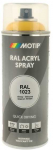 Motip Ral 1023 blizgi eismo geltona spalva
