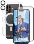 Panzer Glass &bdquo;CARE by PanzerGlass&ldquo; &ndash; 3 viename keraminių dėklų rinkinys &ndash; &bdquo;iPhone 16&ldquo;