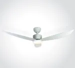 Lubinis &scaron;viestuvas 35W ventiliatorius su dimeriuojamu 22W LED &scaron;viestuvu, baltas, 3000/4000/5500K, 6302/W/V