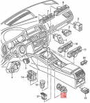 VAG AUDI jungiklis, skirtas automobiliams su hidrauliniu vir&scaron;umi 8F0959727BV10 Originalus