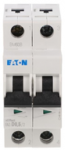 Eaton 278767 Grandinės pertraukiklis 2P D 0.5A 15kA AC FAZ-D0.5/2 278767