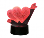Naktinė lempa Hearts ZD98E