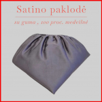 Satino paklodė su guma 100/140/160/180/200x200+20cm. - 180x200+20cm.