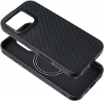OEM dėklas, skirtas iPhone 16 PLUS, Carbon Elite Mag Cover, suderinamas su MagSafe juodas