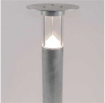 Solar Plus &bdquo;DeKaLED G5&ldquo; stulpelinis &scaron;viestuvas, 133 mm skersmens stiebas. Cinkuotas. &bdquo;Philips LED&ldquo; 10 W / 830 926 lm. I klasė su įžeminimu. 230 V. IP56, IK10. Be ry&scaron;kumo.