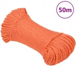 Darbo virvė Oranžinė 3 mm 50 m Polipropilenas