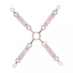 Ouch By Shots Rožinė Ouch! Paris Collection Hogtie Connectors Rožinė - Iridescent Bonded Leather