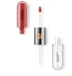 Lūpų dažai ir lūpų blizgis Kiko Milano Unlimited Double Touch, 108 Satin Currant Raudona, 6 ml