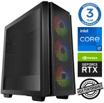 Stacionarus kompiuteris INTOP i7-12700F 16GB 1TB SSD M.2 NVME RTX3050 8GB no-OS (RW30474NS)