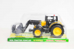 Tupiko Mz Import Traktor geltona su łyżk&scaron; 666-216C 14374
