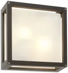 Pavir&scaron;inis lauko &scaron;viestuvas BRICK GLASS, E27, tamsiai pilkas, IP54, 9892