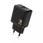 Dudao A23 2.4A USB-A įkroviklis - juodos spalvos