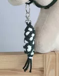 Super Hobby Horse Pavadėlis hobi arkliukui, dviguba virvė, balta/žalia