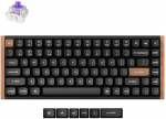 Keychron K2 HE Wireless - US i&scaron;dėstymas - Gateron Magnetic Nebula Carbon Juodas (K2H-F1) Magnetinė Belaidė Žaidimų Klaviatūra