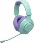 Belaidės ausinės JBL Quantum 360, melsvos/violetinės spalvos