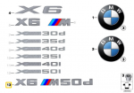 Bmw X6 E71 Etiketas 51148055281