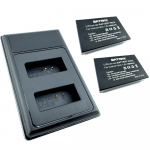 Canon LP-E12 akumuliatorius 1800 mAh + greitasis LED pakrovėjas