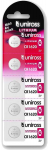 Uniross Batteries Uniross U5CR1620, Vienkartinė baterija, CR1620, Ličio, 3 V, 5 vnt., Sidabras